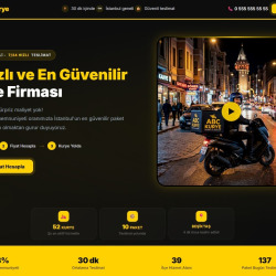 Moto Kurye Website Tasarımı