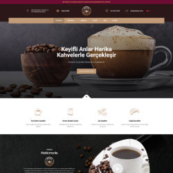 Cafe & Restoran Web Sitesi Tasarımı #4