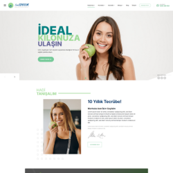 Diyetisyen Web Sitesi Tasarımı #2